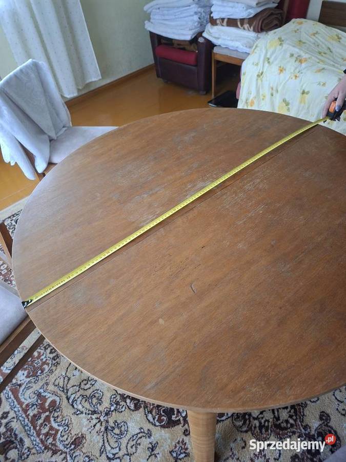 Stół jadalny owalny PRL Września
