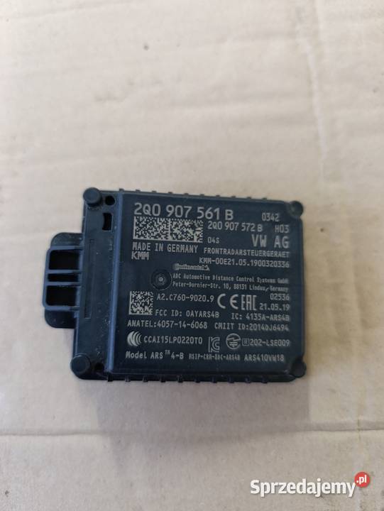 Czujnik Radar Volkswagen Audi Seat Skoda 2024