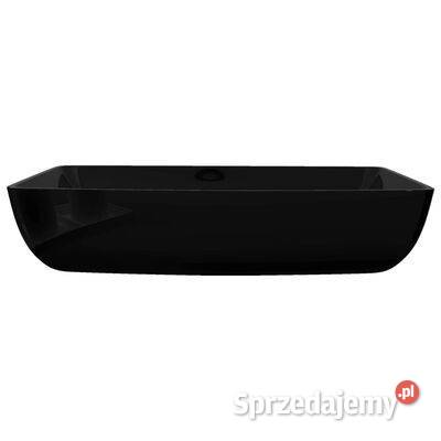 vidaXL Zlew łazienkowy ceramiczny czarny Warszawa sprzedam