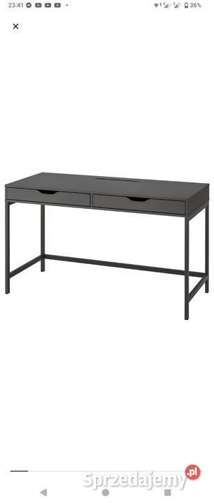 Biurko duże szare Ikea Alex