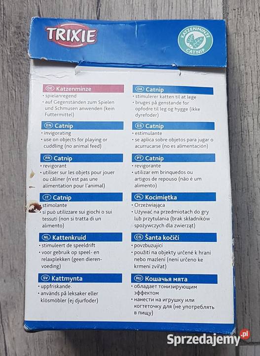 TRIXIE kocimiętka kota do zabawy relaksująca 20g Chrzanów sprzedam