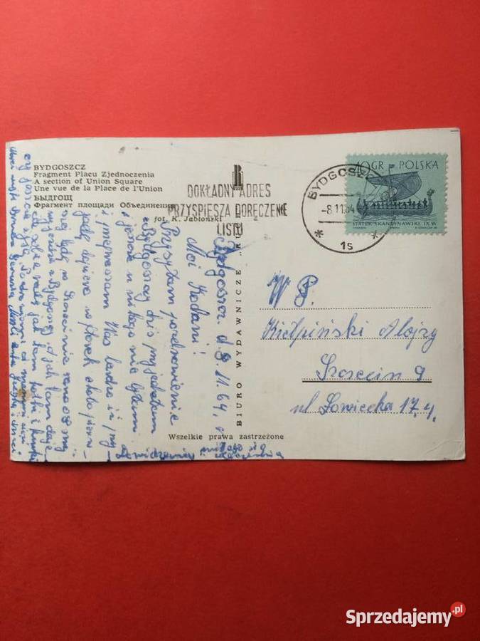 2339 Widokówka Bydgoszcz Antykwariat Szczecin