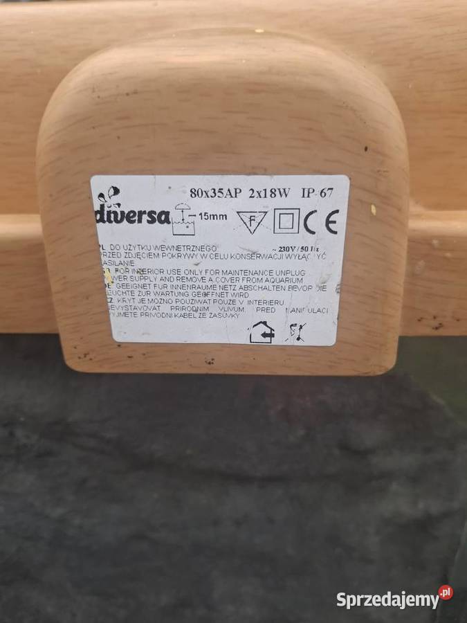 AKWARIUM PANORAMICZNE 112L Pokrywa Filtr Grzałka opolskie Korfantów