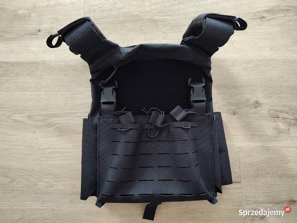Kamizelka taktyczna do ASG plate carrier czarna śląskie Gliwice