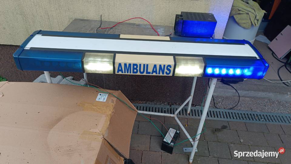 Kogut lampa ostrzegawcza elfir ambulans Żywiec