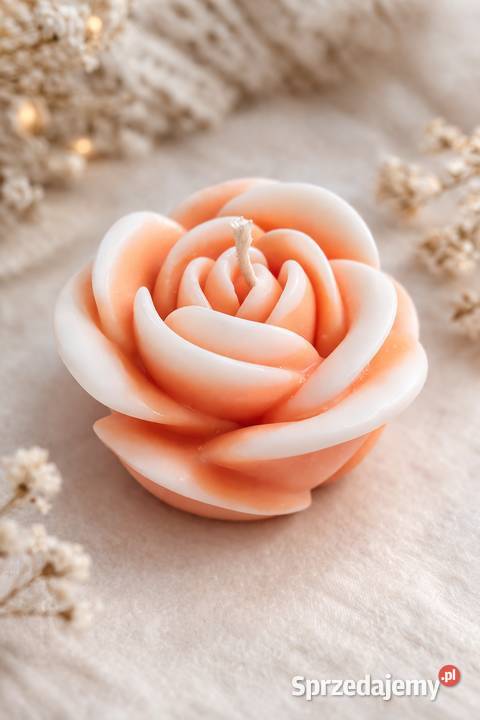 Świeczka dekoracyjna Róża Łowyń