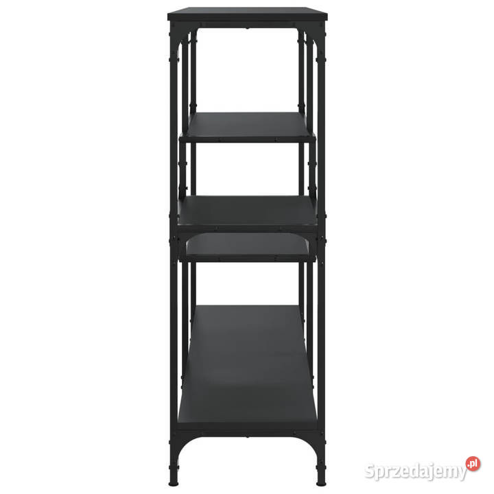 Stolik konsolowy czarny 103x32x95 materiał mazowieckie Warszawa