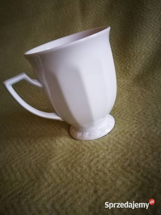 Kubek Rosenthal Maria Biała Alfabet złota litera Szczecin
