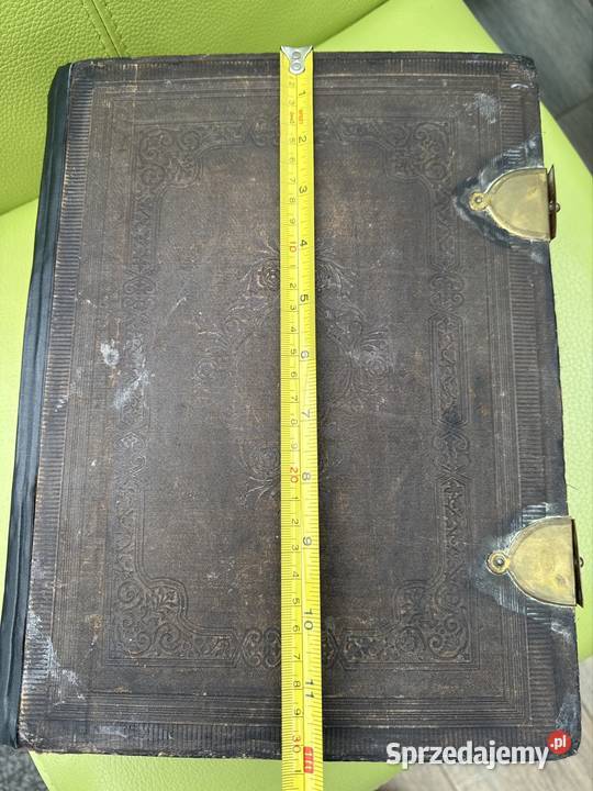 Stara Biblia w języku holenderskim antyk Długopole-Zdrój