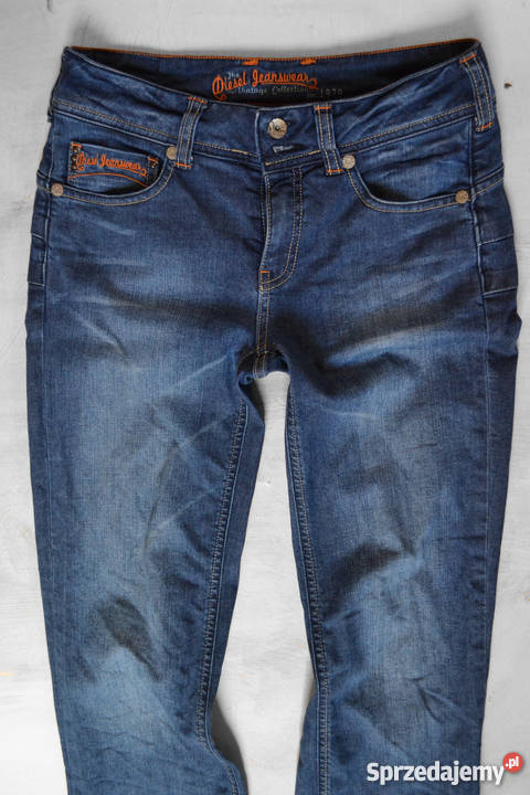 jeansowe spodnie Diesel vintage modne dzwony Warszawa