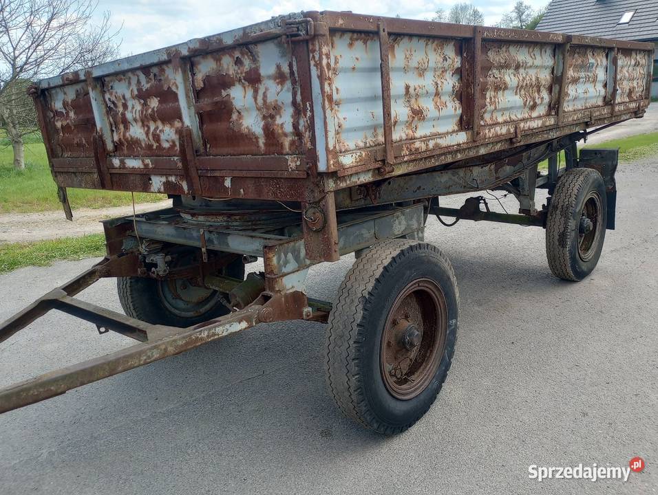 Przyczepa rolnicza d 47 nieuszkodzony Słomniki