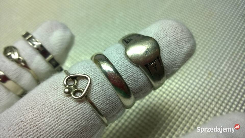 pierścionki 6 SREBRO 925 0124 Warszawa sprzedam