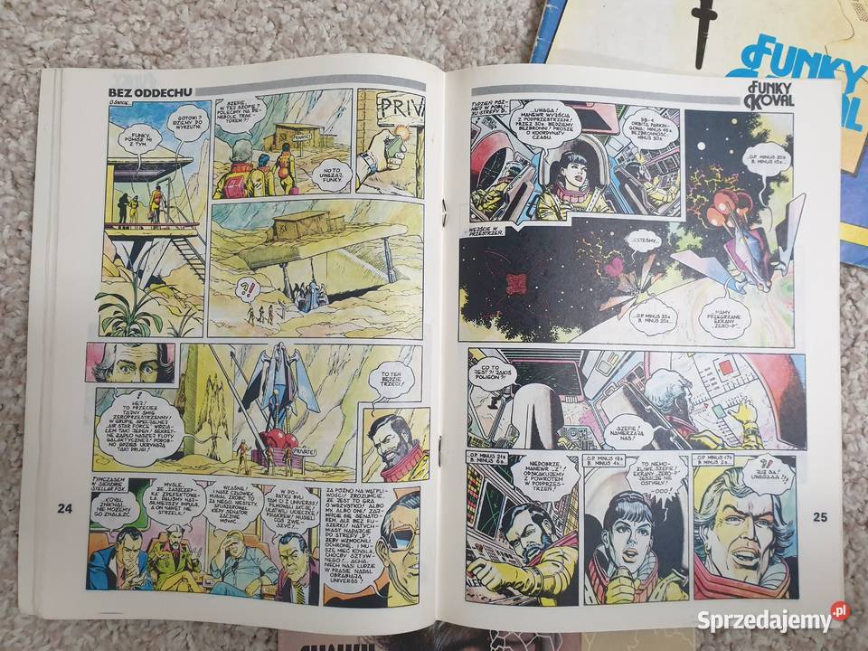 Funky Koval cz1 2 i 3 Komiks Fantastyka komplet