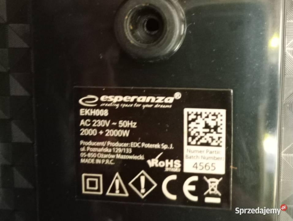 Kuchenka Esperanza indukcyjna EKH008 LOMBARDi Rzeszów