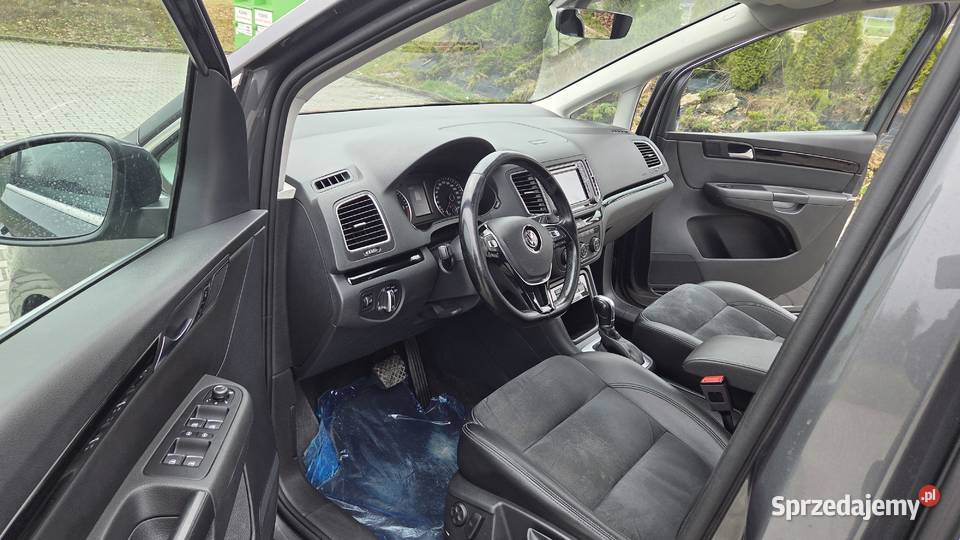 VW Sharan Automat DSG Salon Polska Super Stan ASR (kontrola trakcji) Sharan Gdów
