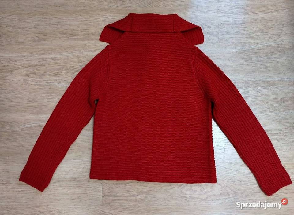 Sweterek blezer czerwony S 36 MACKAYS Warszawa