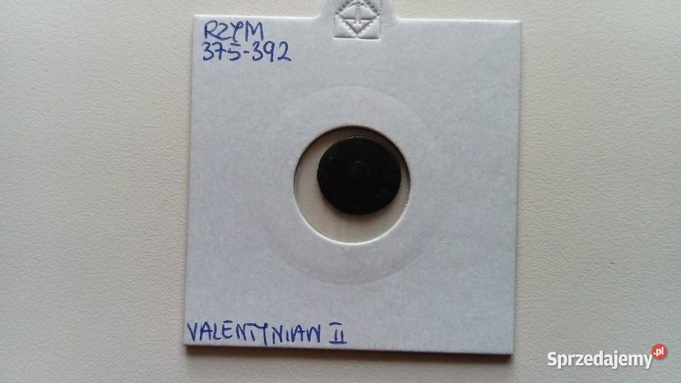 Moneta starożytny Rzym valentynian II 375 392 r Mosina