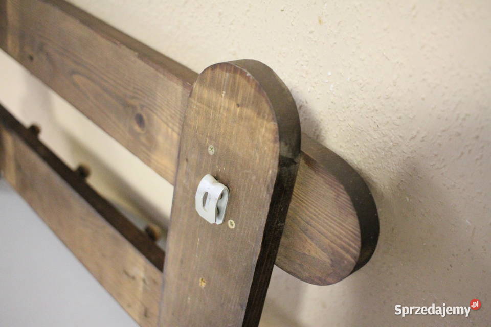 Drewniany stylowy wieszak piękne zdobienie Pszczyna sprzedam