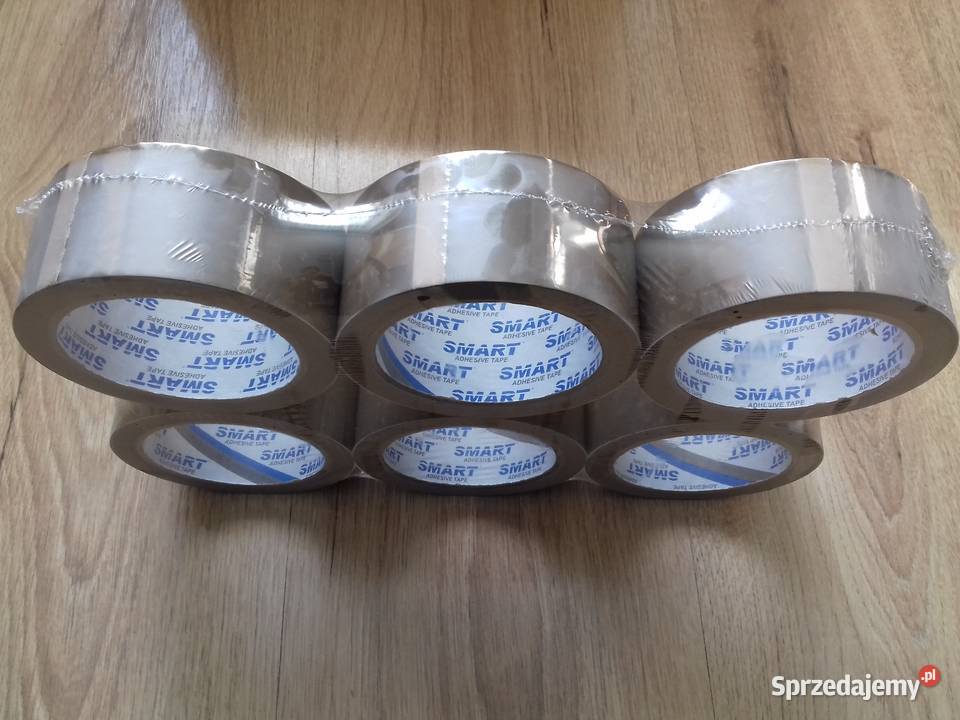 6x Taśmy pakowe przylepne Smart brązowa 48mmx91m Bydgoszcz