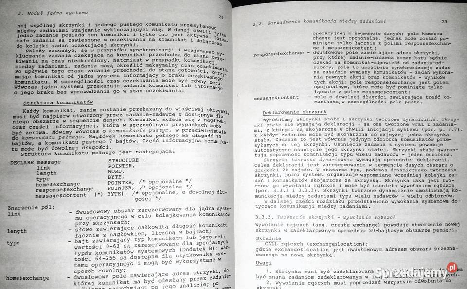Wielozadaniowy system operacyjny czasu Chełm