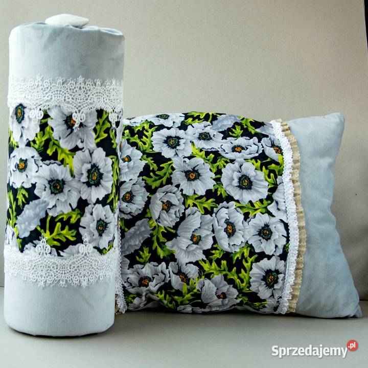 P1022 Komplet poduszek dekoracyjnych z aksamitu Dekoracje i ozdoby Warszawa