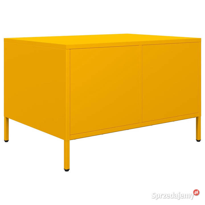 Stolik kawowy musztarda 685x50x435 stal mazowieckie sprzedam