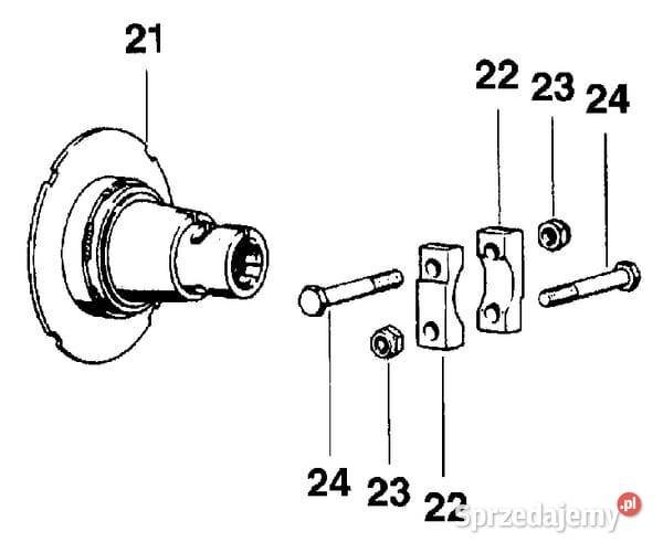 Widłak do sprzęgła K96 W2400P400W400E Kamionna