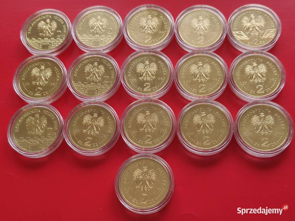 2008r Kompletny rocznik 16 monet 2 GN Lębork