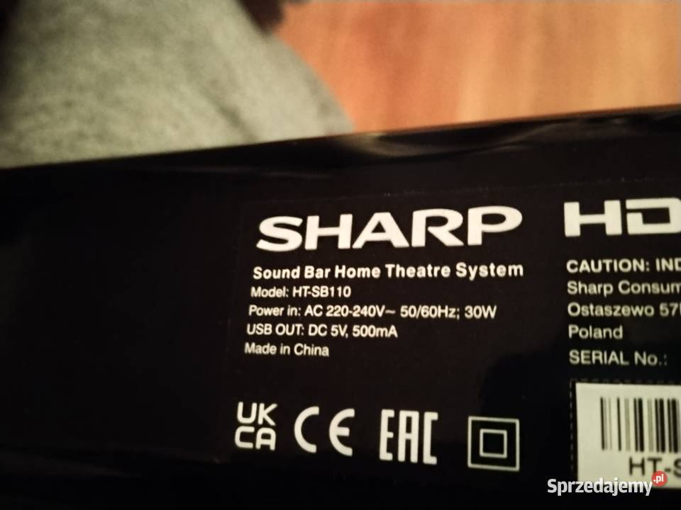 Soundbar Sharp Jawor