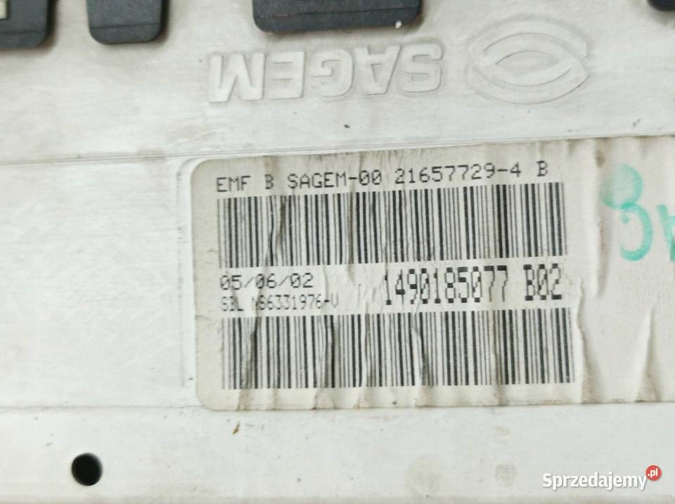 WYŚWIETLACZ 1490185077 Fiat Ulysse II 20022011