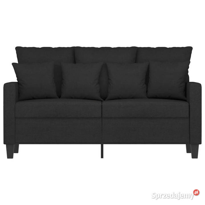 Sofa 2osobowa czarna 120 tapicerowana tkaniną mazowieckie sprzedam