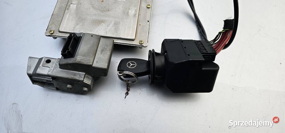 Zestaw startowy komputer stacyjka mercedes w210 Części samochodowe wielkopolskie Zbąszyń