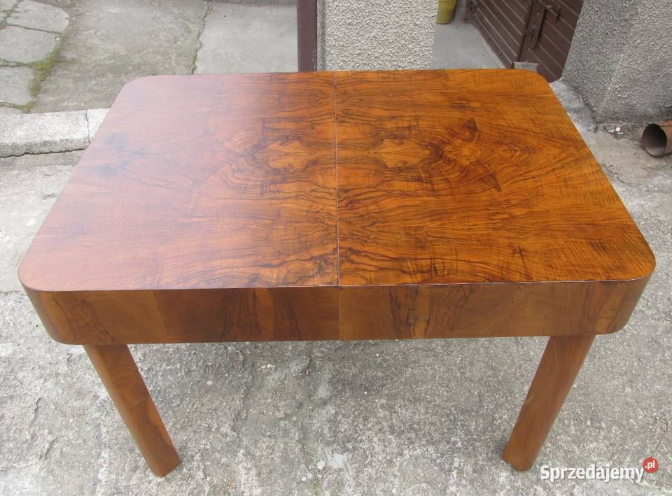 Stół Art Deco halabala do renowacji orzech Białystok