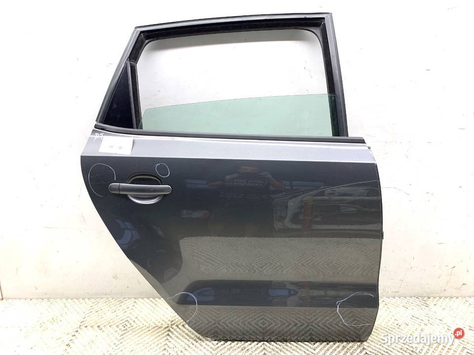 DRZWI PRAWY TYŁ VW POLO V Hatchback PEPPER GREY