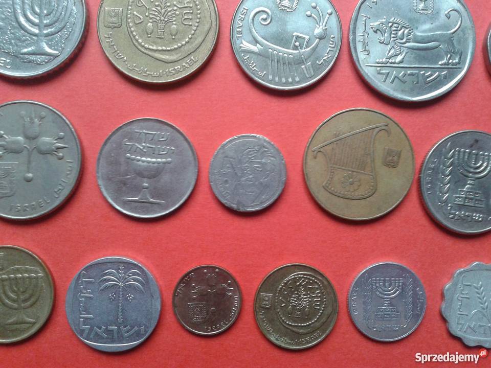 Monety Izrael 20 sztuk Skierbieszów sprzedam
