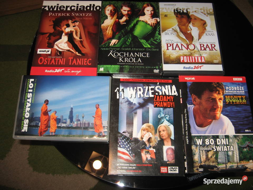 Filmy DVD tytuły na foto bonus Olsztyn