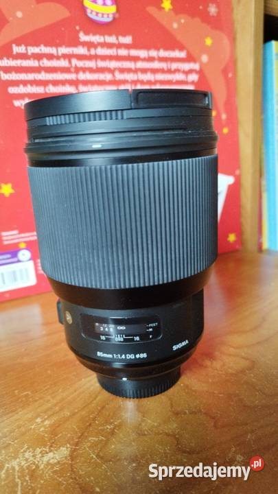 Obiektyw Sigma Art 85 mm 14f Bytów