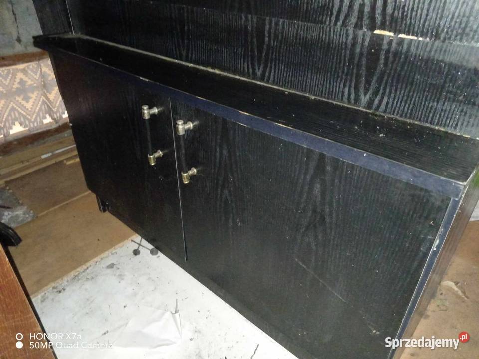 Elegancka stojąca czarna szafka Daleszyce sprzedam