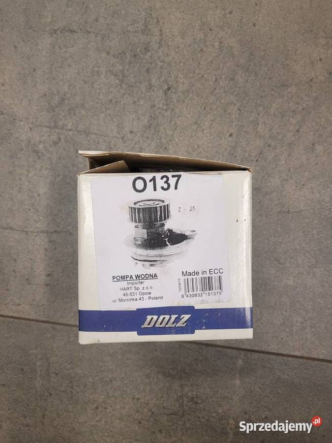 Pompa wody DOLZ O137 OPEL ASTRA FRONTERA VECTRA Kończyce Małe