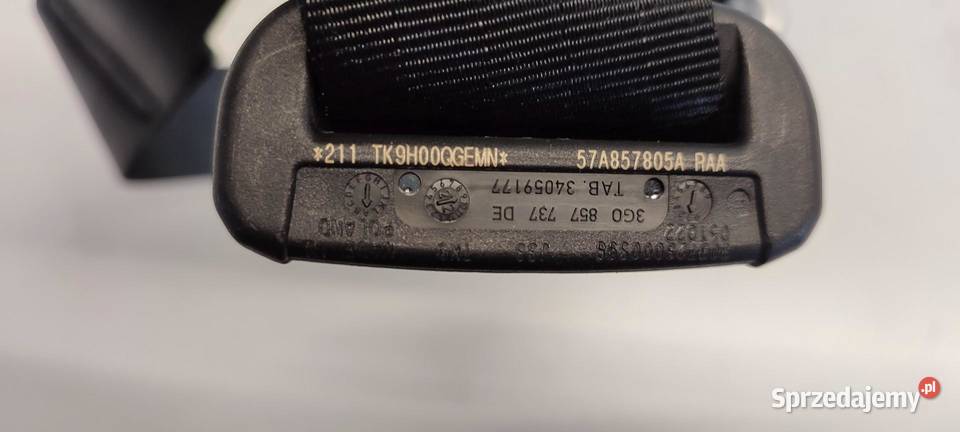 SKODA KAROQ PAS BEZPIECZEŃSTWA TYŁ 57A857805A Motoryzacja