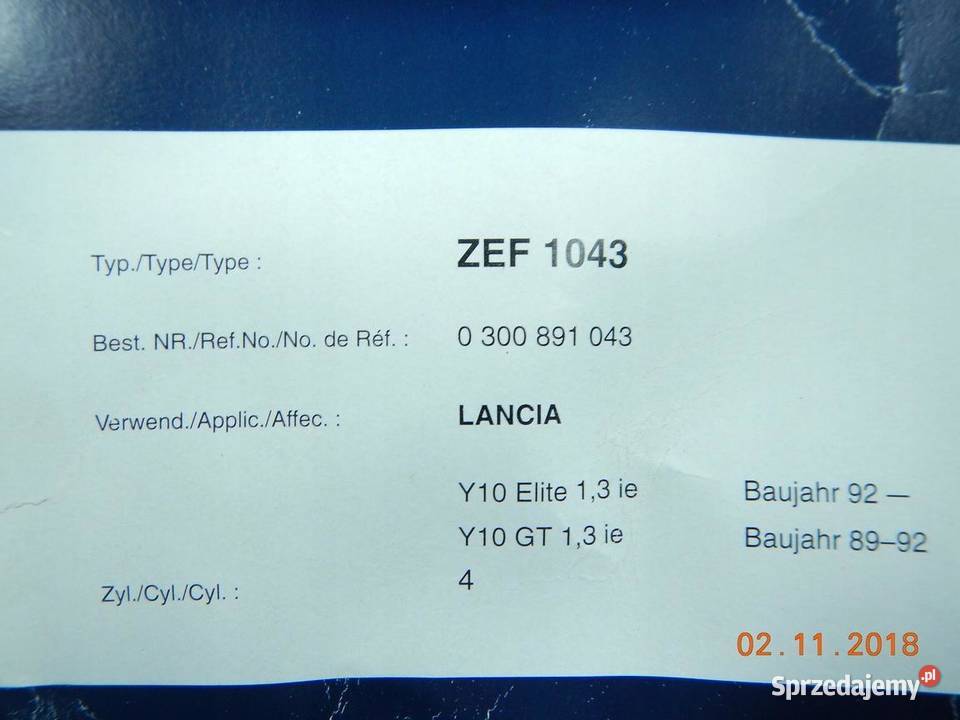 PRZEWODY ZAPŁONOWE LANCIA Y10 8995 ORYGINAŁ sprzedam