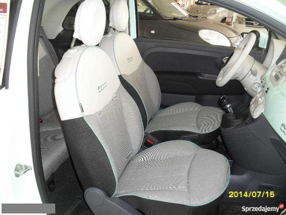 Fiat 500 zielony 1km Legnica