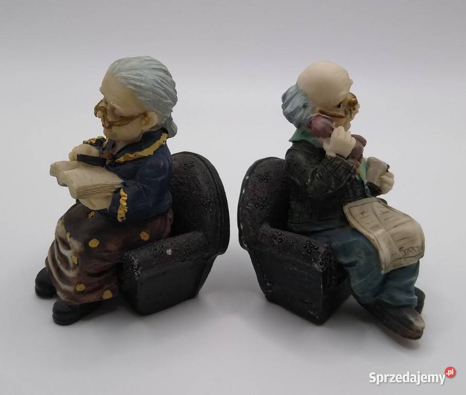 Figurka Figurki Babcia Dziadek Gips Gdańsk