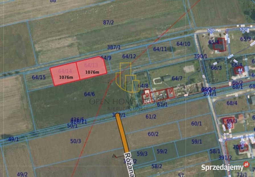 inwestycja zabmieszkaniowe mpzp 1076m 2152m polna dolnośląskie