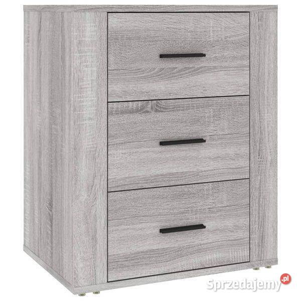 vidaXL Szafka nocna szary dąb sonoma 50x36x60