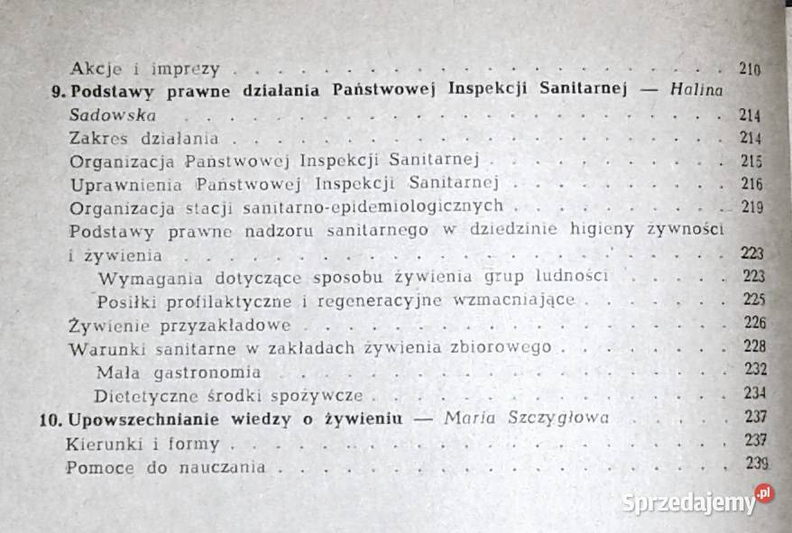 Nadzór sanitarny w zakresie żywienia ludności M Rok wydania 1988 Chełm