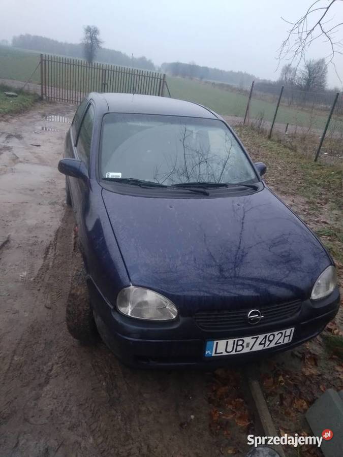 Opel corsa b 17 diesel z hakiem 70KM lubelskie Łęczna
