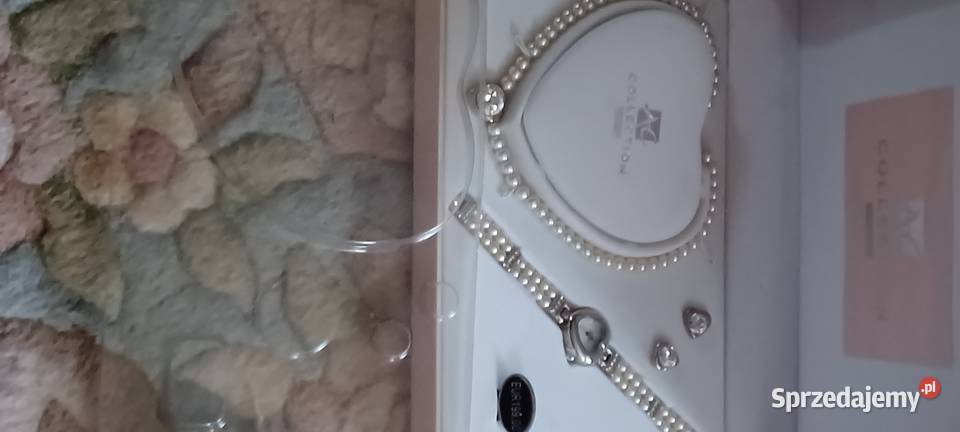 AC COLLECTION zestaw biżuterii z perłami i Poznań sprzedam