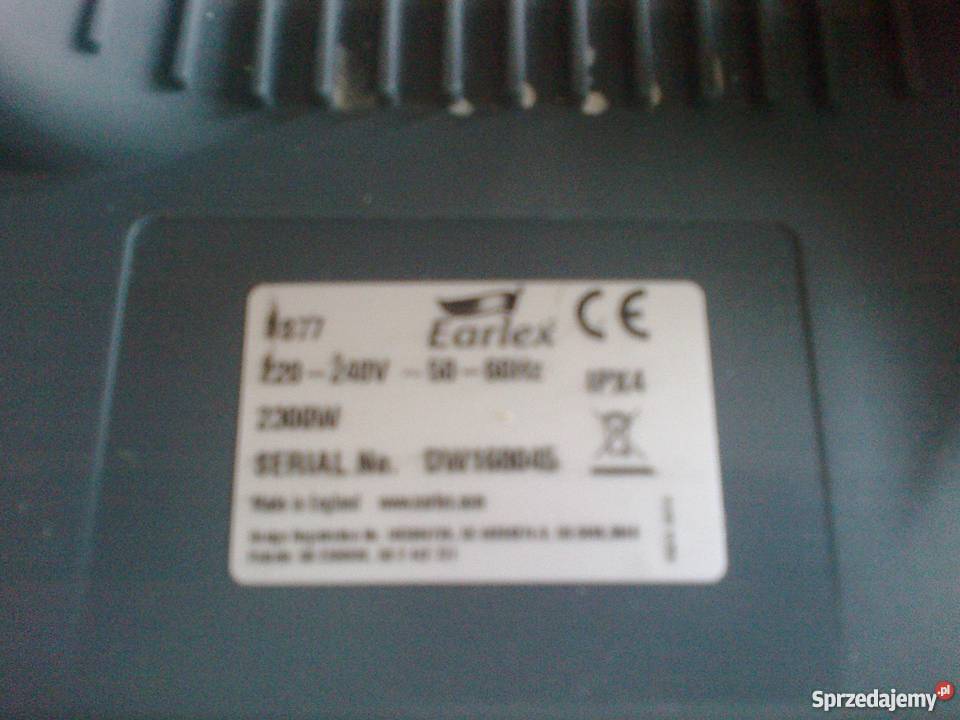 Parowy odklejacz do tapet usuwa tapety Earlex mazowieckie Goszczyn sprzedam