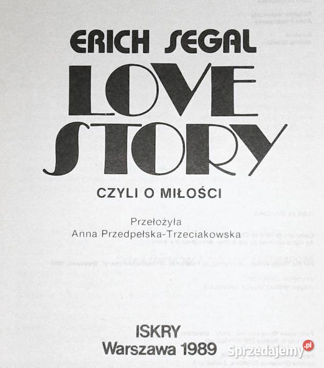 Love Story Erich Segal Chełm